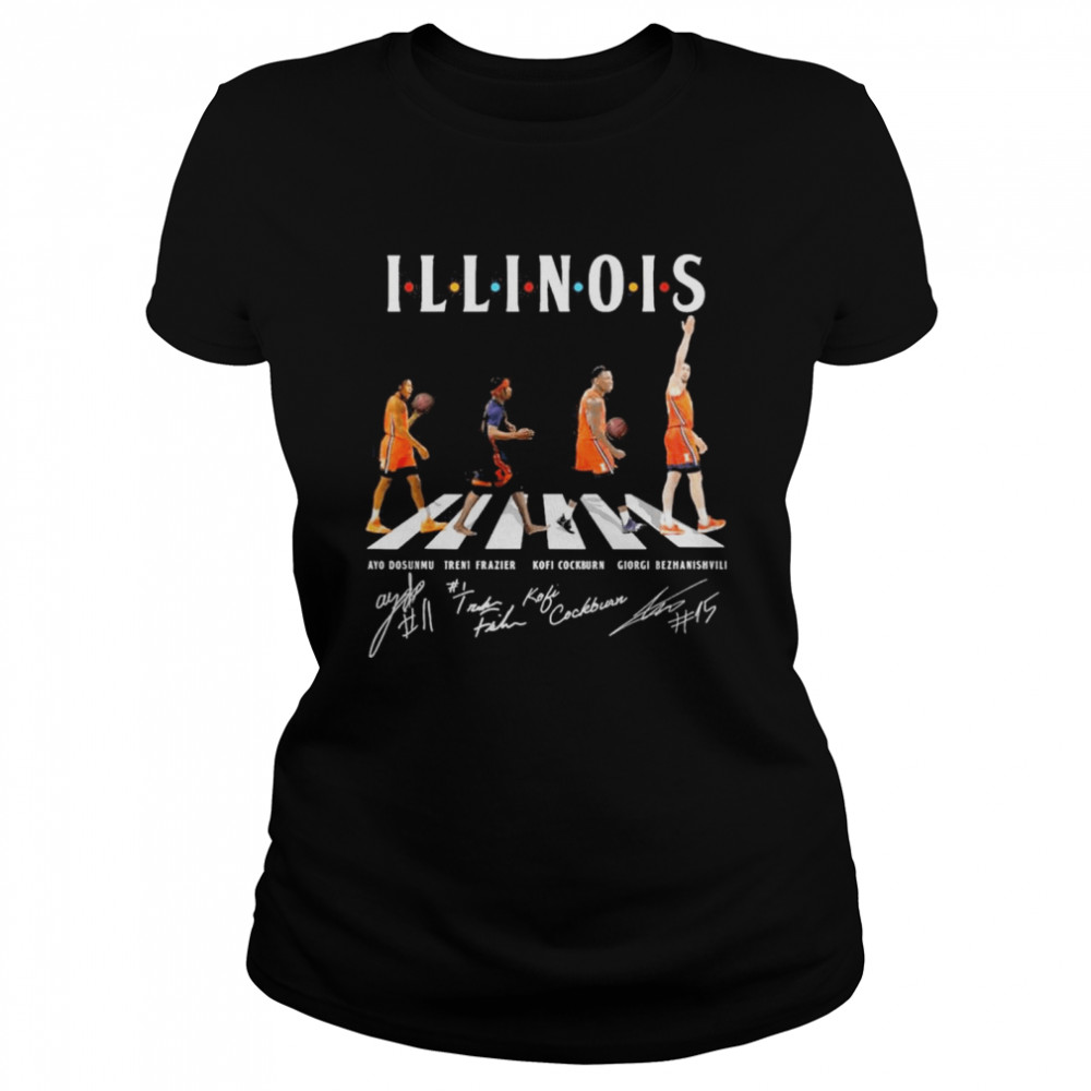 Illinois Abbey Road Signatures Classic Women's T-shirt