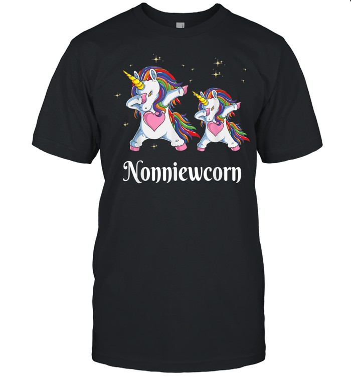 Nonniecorn Unicorn Costume Mom Mother's Day Shirt
