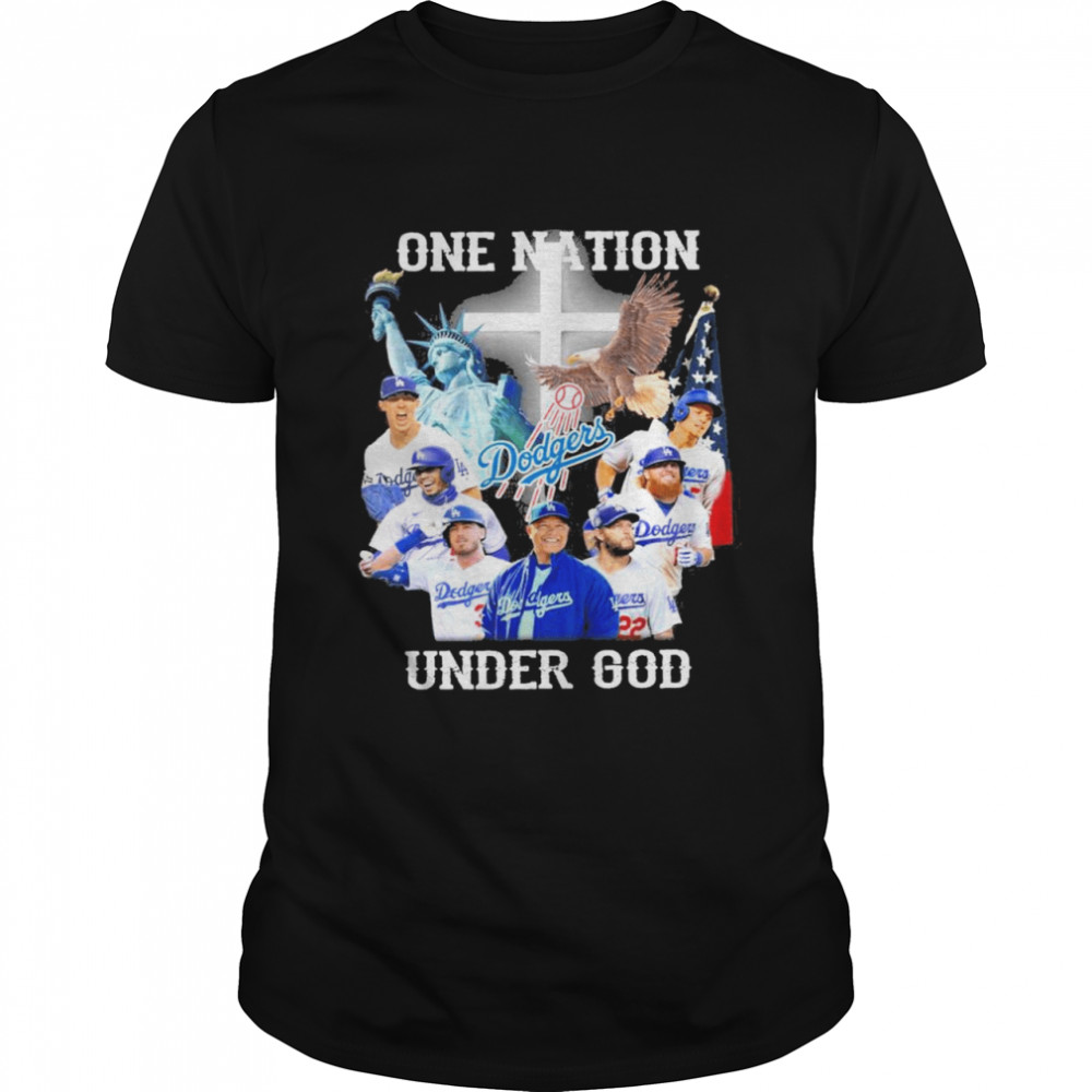 One Nation Dodgers Under God Shirt
