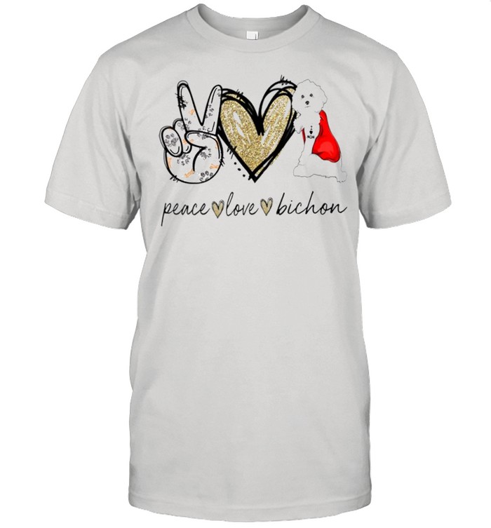 Peace Love Bichon Dog Lover Mothers’s Day shirts