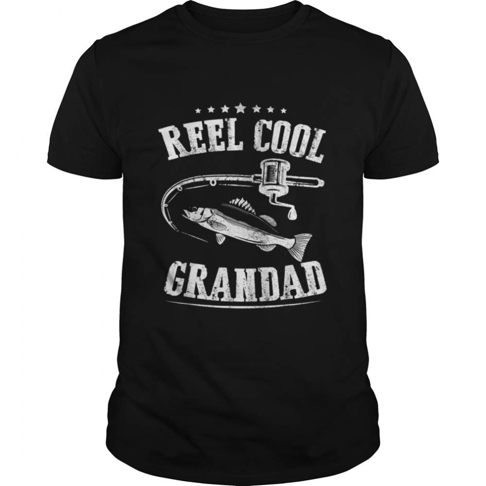 Reel Cool Grandad For Fathers Day Shirt