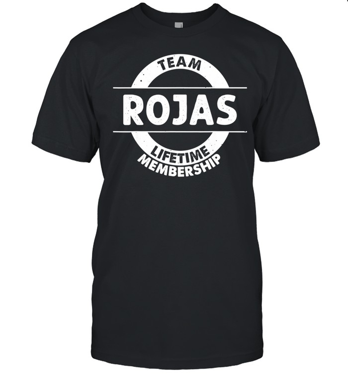 ROJAS Surname Family Tree Birthday Reunion Idea shirt