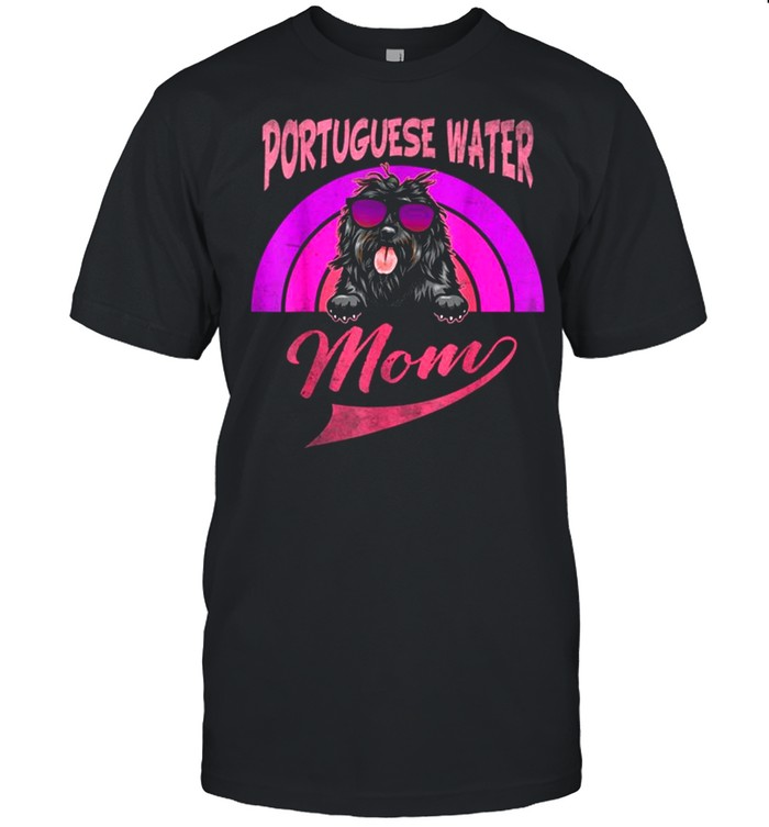 Vintage Portuguese Water Mom Mother’s Day Shirt