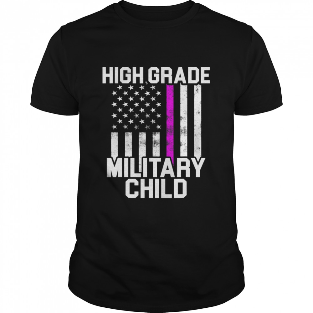Military Child Month Purple Up Grade  Classic Men's T-shirt