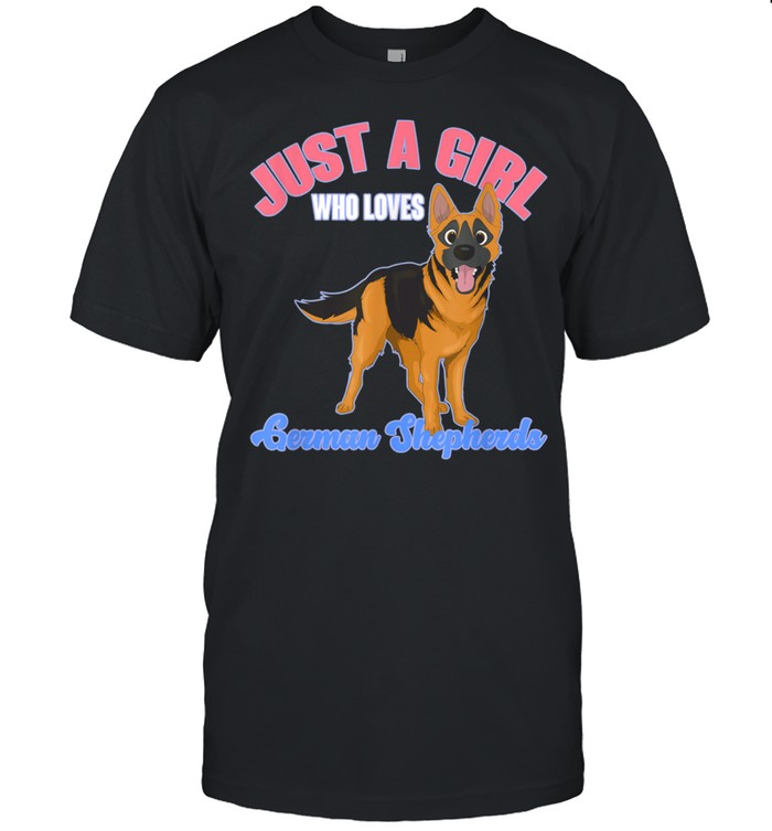 Dog Girls Cute Animal Pet German Shepherd shirt Classic Men's T-shirt