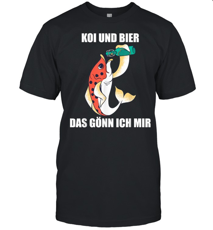 Koi Karpfen Gartenteich und Bier das gsönn ich mir Shirts