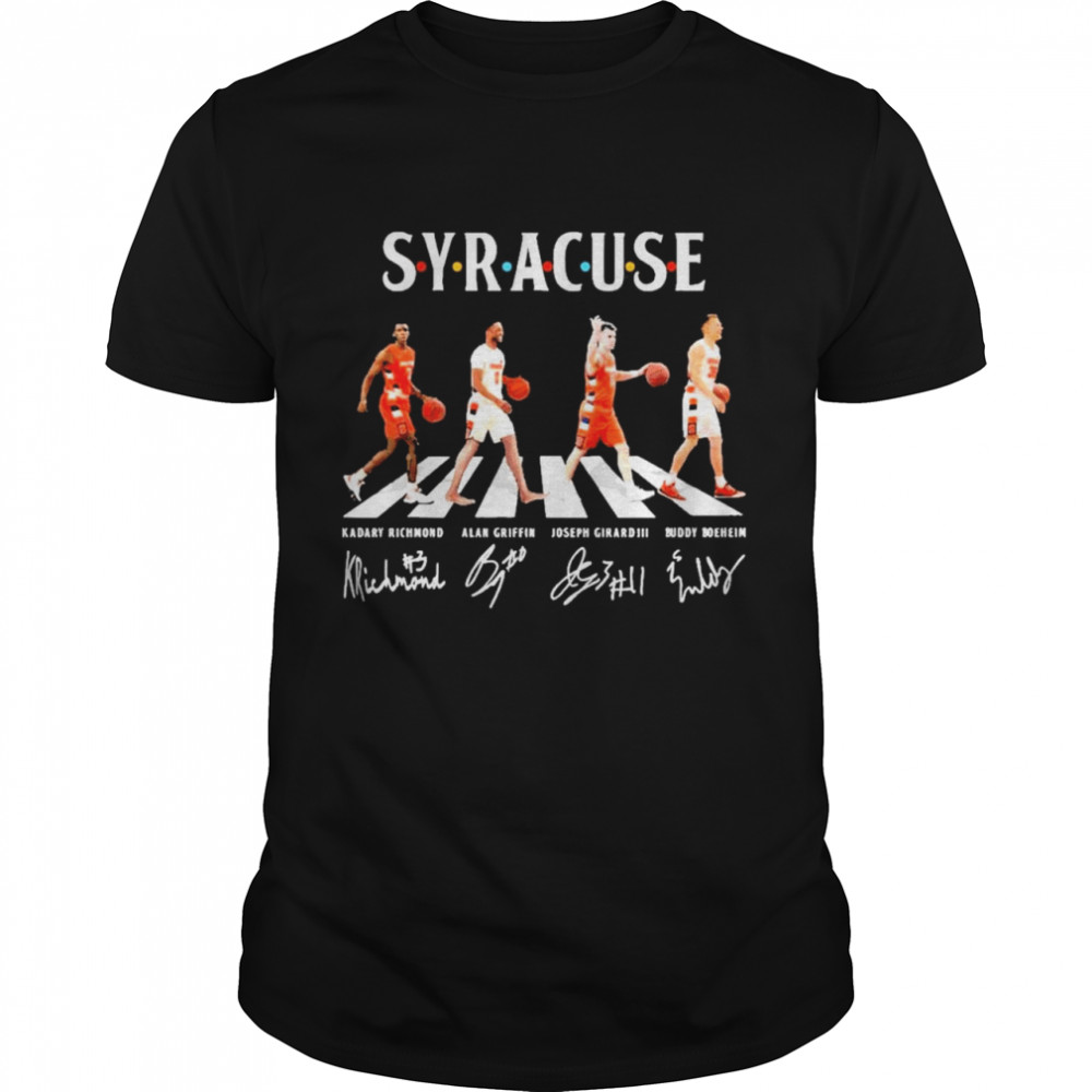 Syracuse Abbey Road Signatures Shirt