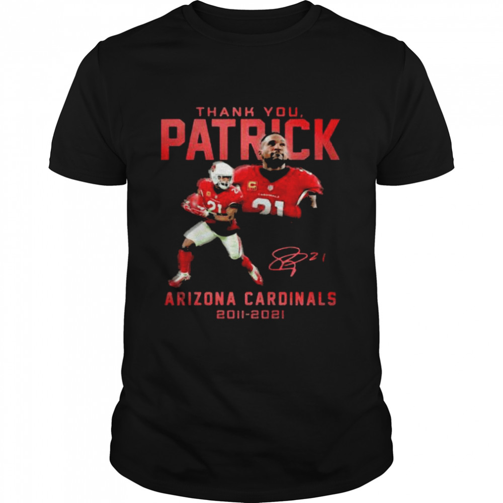 Thank You Patrick Arizona Cardinals 2011 2021 Signature  Classic Men's T-shirt