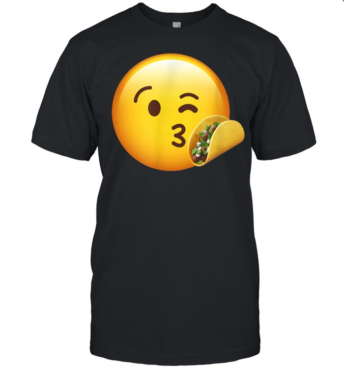 Emoticon Taco I Love Tacos Shirt