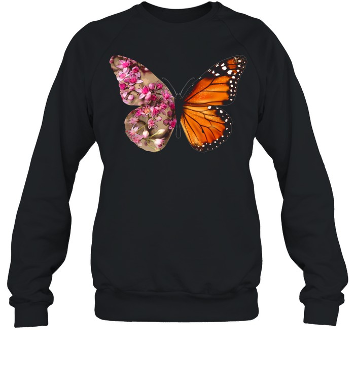 Monarch butterfly Milkweed Plant botanical gardens  Unisex Sweatshirt