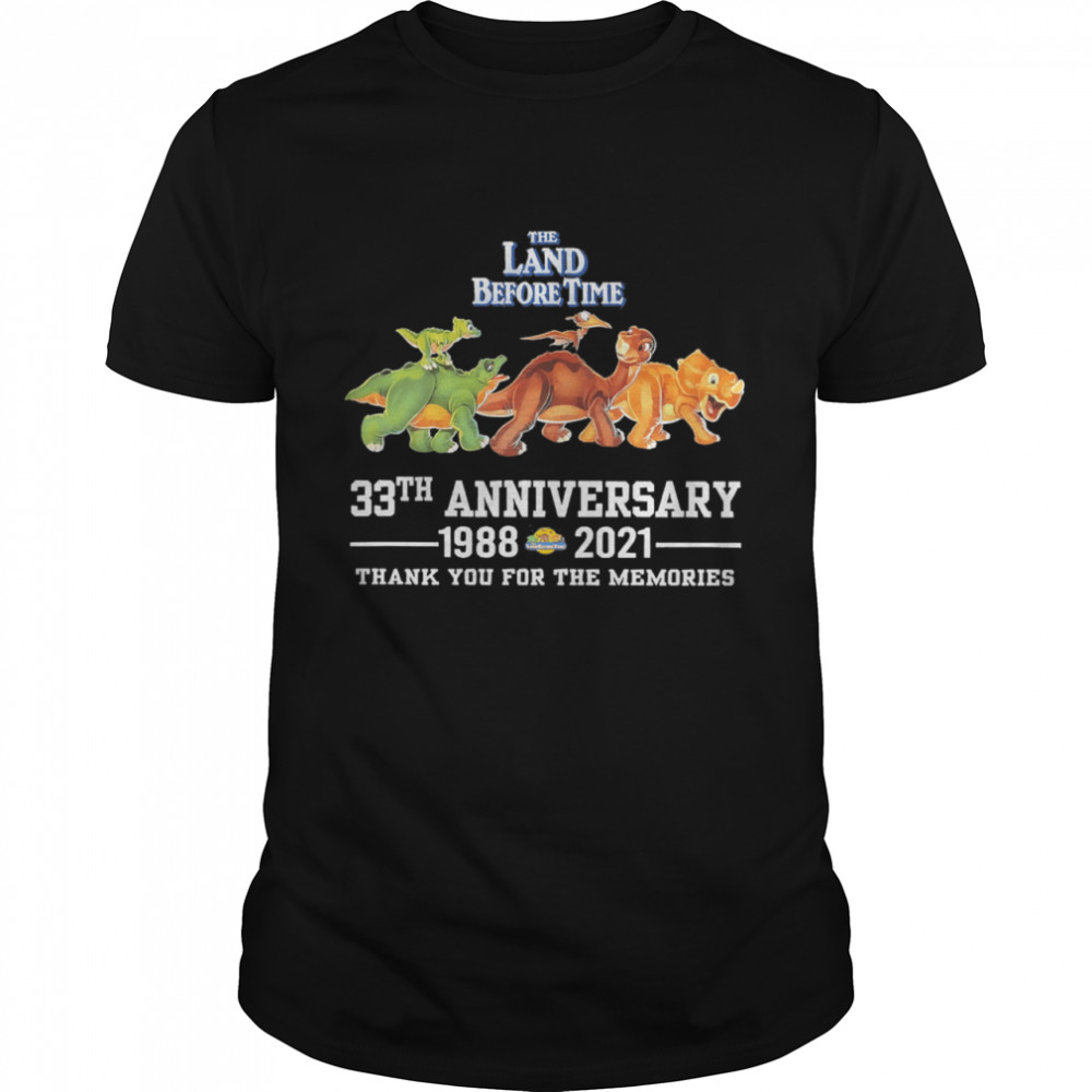 The Land Before Time 33th anniversary thank you for the memories shirt Classic Men's T-shirt