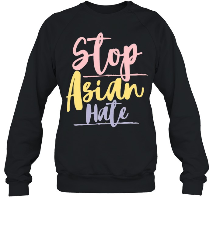 Vintage Stop Asian Hate Unisex Sweatshirt