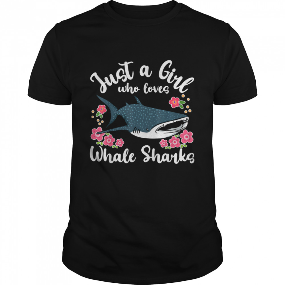 Whale Shark Just a Girl Who Loves Whale Sharks  Classic Men's T-shirt