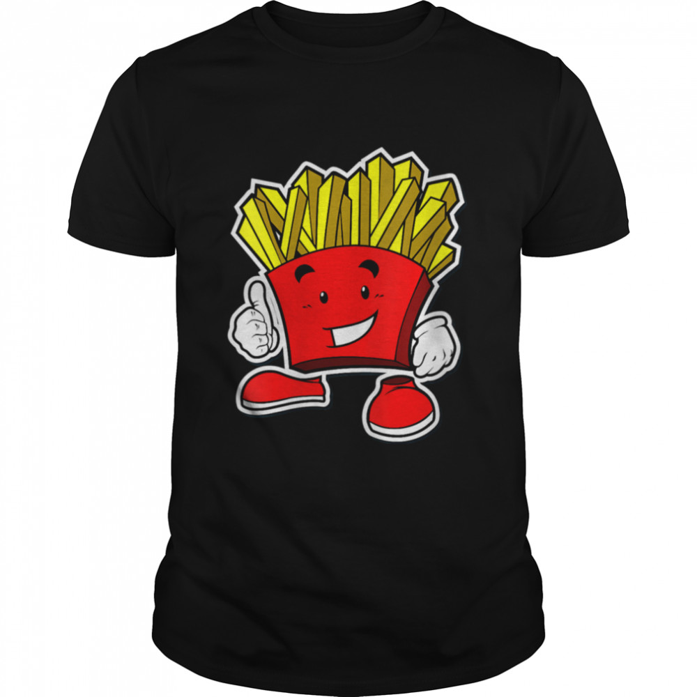 French Fry Cartoon Thumbs Up shirts