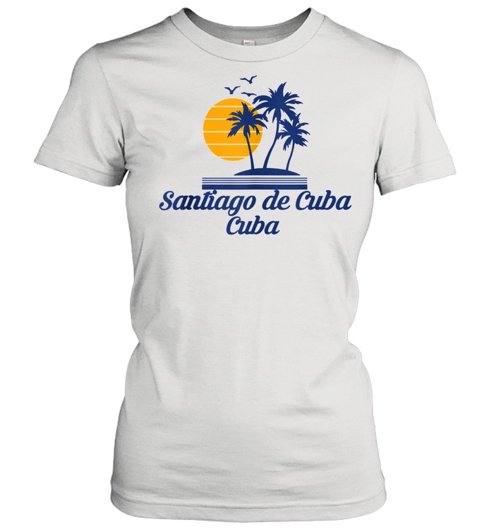 Santiago de Cuba Beach Island Caribbean Country  Classic Women's T-shirt