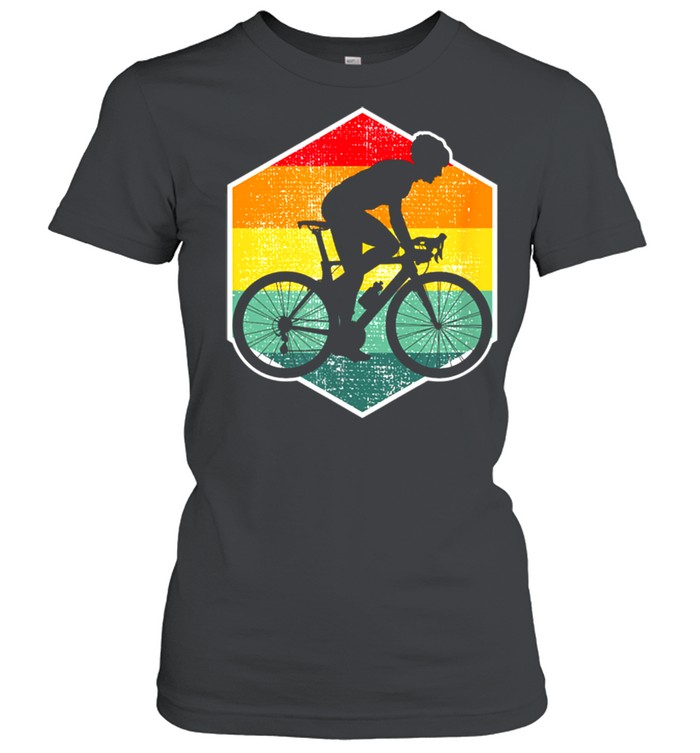 Racing bike cyclist road bike racing time trial shirt Classic Women's T-shirt