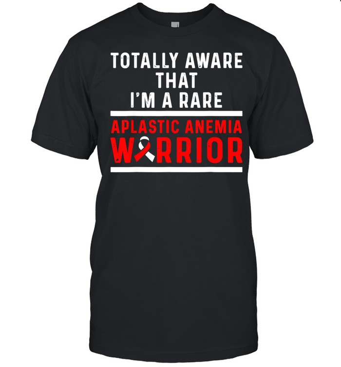 Aplastic Anemia Survivor Aware Anemic Warrior  Classic Men's T-shirt