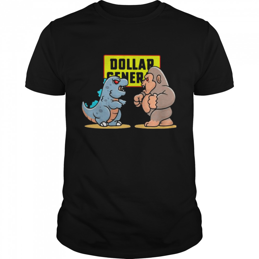 Dollar General Baby Kong And Baby Godzilla Shirts