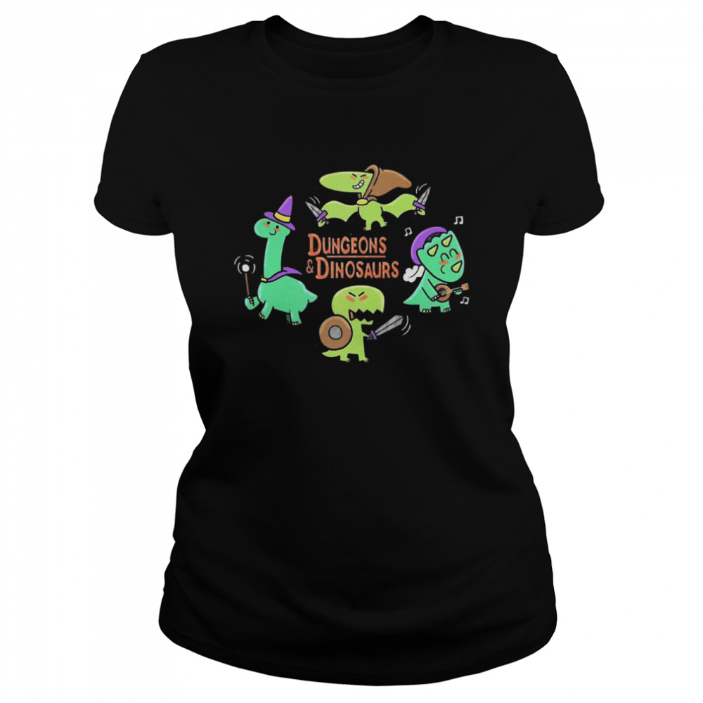 Dungeons and dinosaurs shirt Classic Women's T-shirt