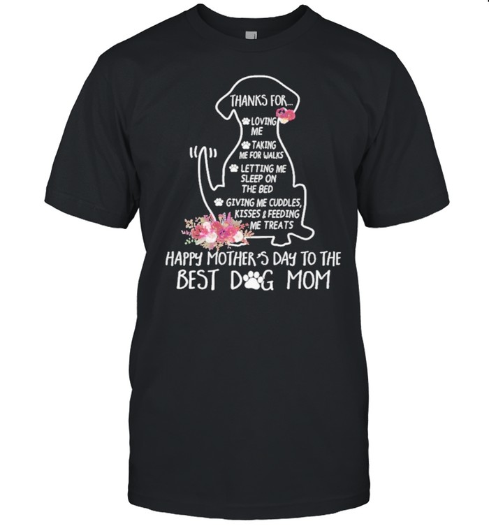 Happy Mother’s Day To The Best Dog Mom  Classic Men's T-shirt