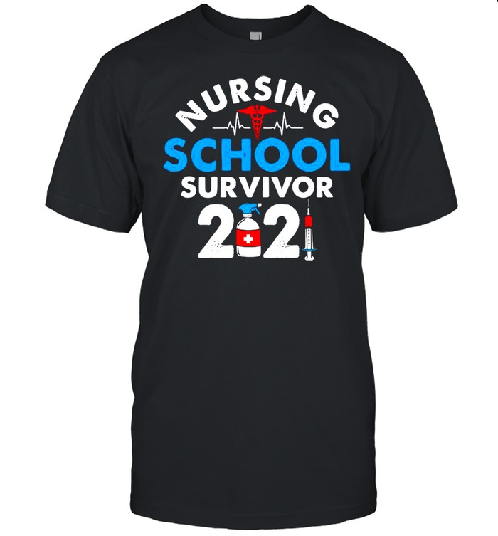 Nursing School Survivor 2021 Vaccine shirts