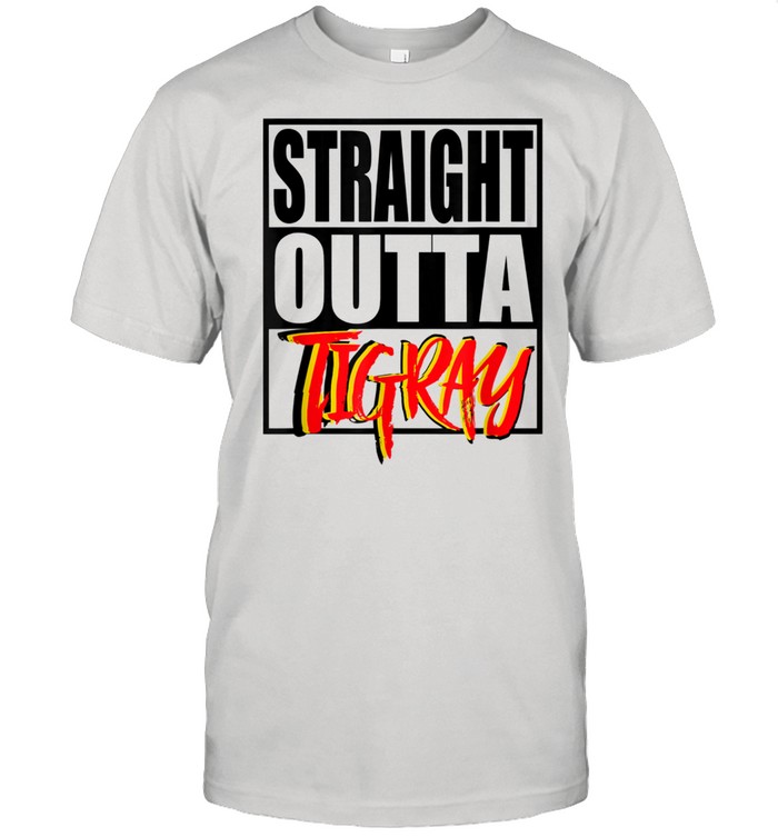 Straight Outta Tigray Tigray In My Blood Tigray Flag Shirt