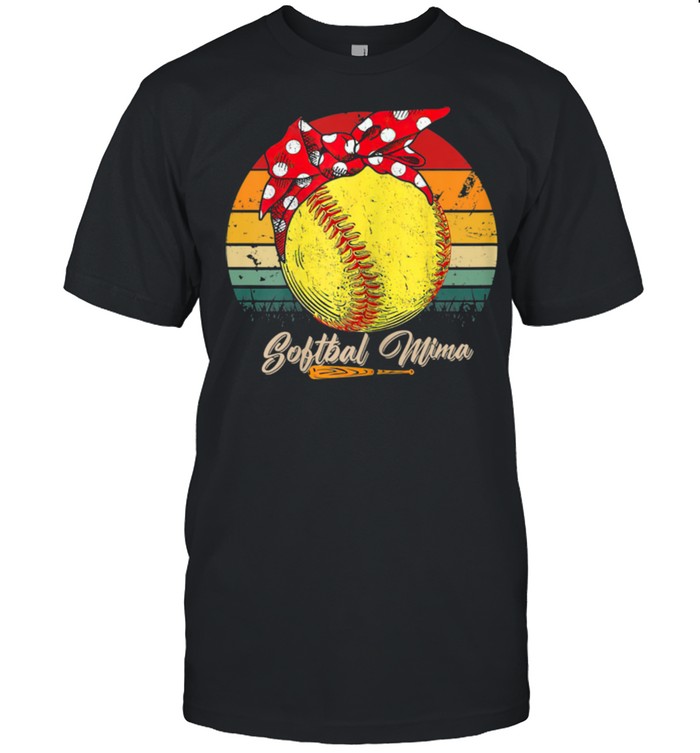 Vintage Softball Mima Mother’s Day Shirt