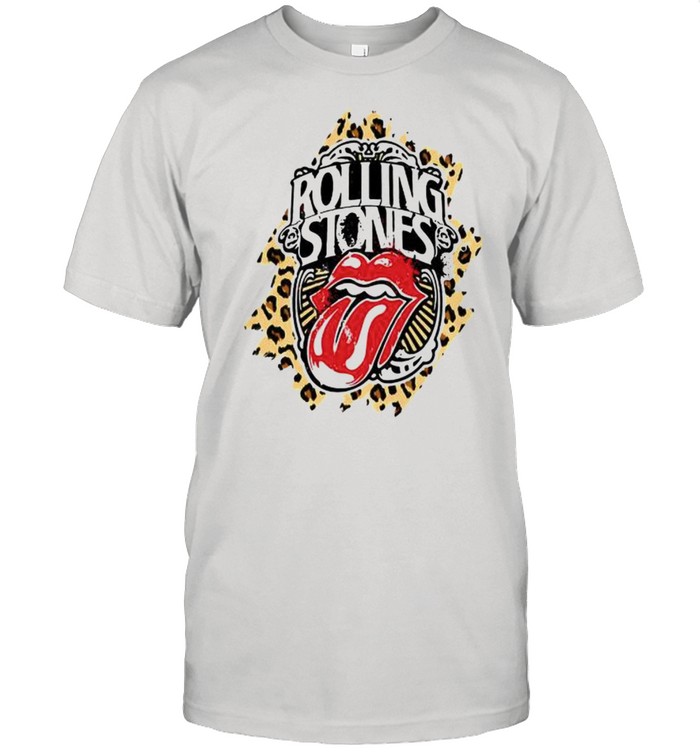 Rollings Stoness Lips Logos Leopards Shirts