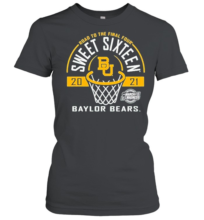 Baylor Bears Green Road To The Final Four 2021 Sweet Sixteen shirt Classic Women's T-shirt