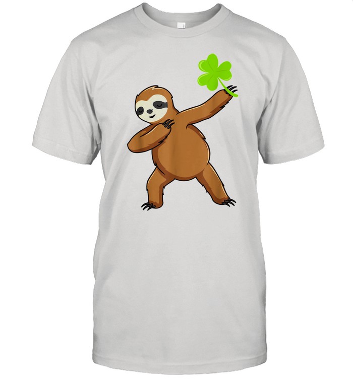 Irish Leprechaun Dabbing Sloth St Patrick’s Day Green shirt Classic Men's T-shirt