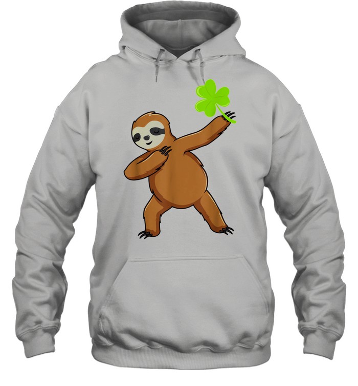 Irish Leprechaun Dabbing Sloth St Patrick’s Day Green shirt Unisex Hoodie