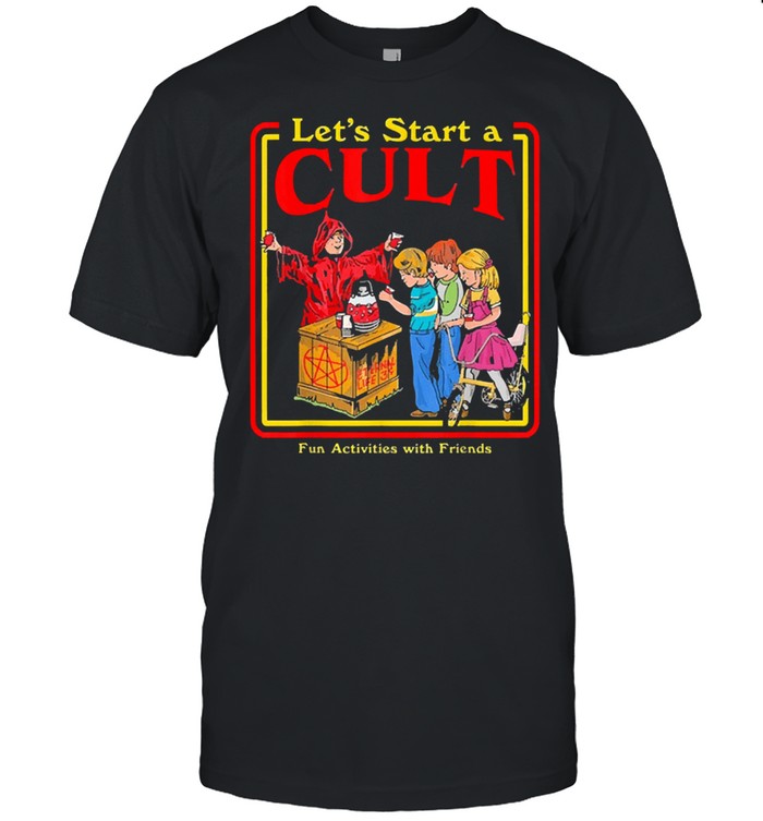 Lets start a cult satanic vintage horror edgy shirt