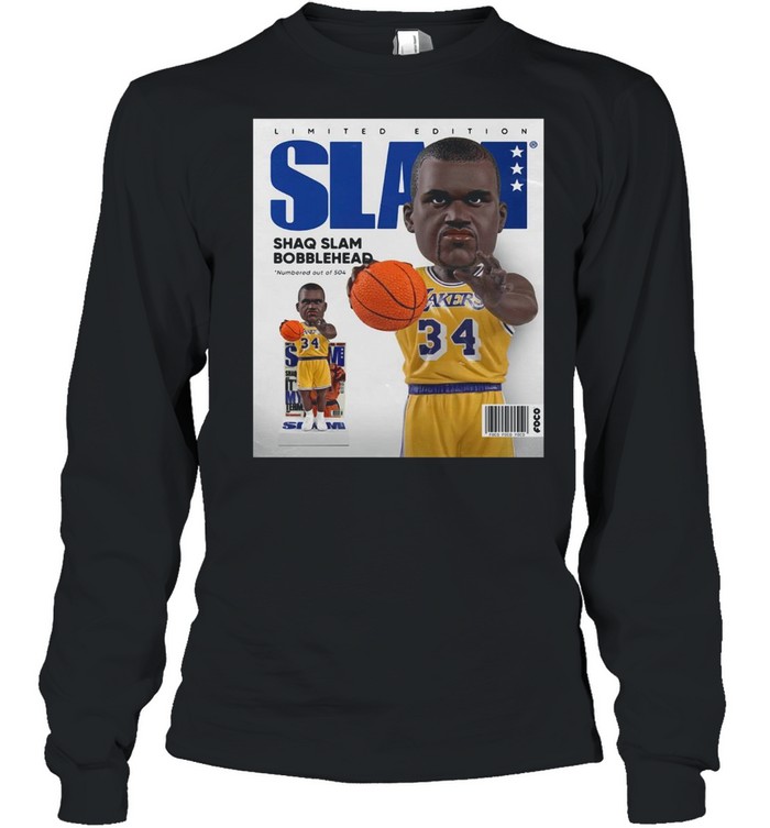 Limited Edition Slam Shaq Slam Bobblehead shirt Long Sleeved T-shirt