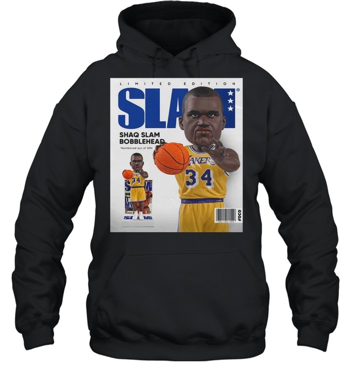 Limited Edition Slam Shaq Slam Bobblehead shirt Unisex Hoodie