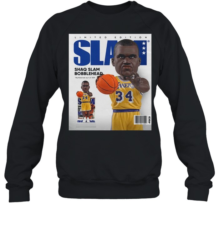 Limited Edition Slam Shaq Slam Bobblehead shirt Unisex Sweatshirt