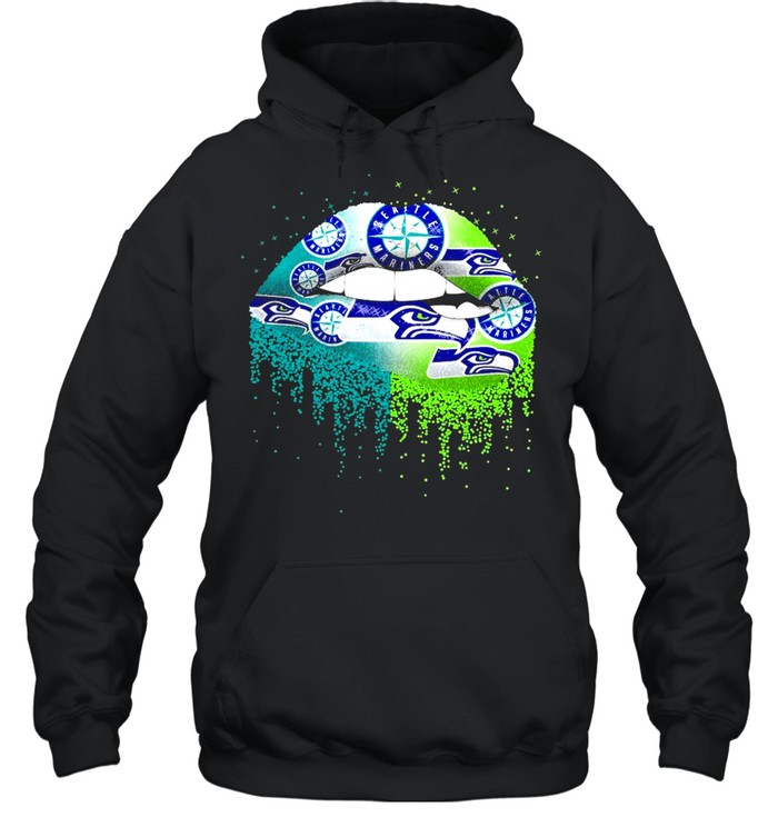 Lip seattle mariners logo shirt Unisex Hoodie