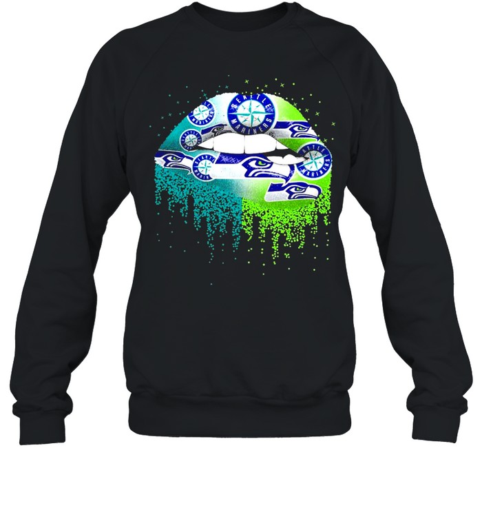 Lip seattle mariners logo shirt Unisex Sweatshirt