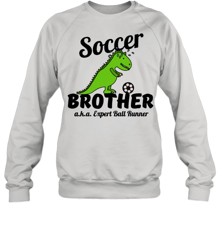 Little Brother Soccer Ball Runner Distressed shirt Unisex Sweatshirt