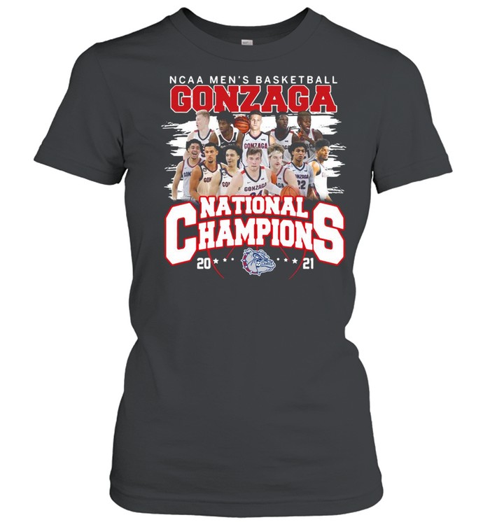 Ncaa mens basketball Gonzaga Bulldogs national champions 2021 shirt Classic Women's T-shirt