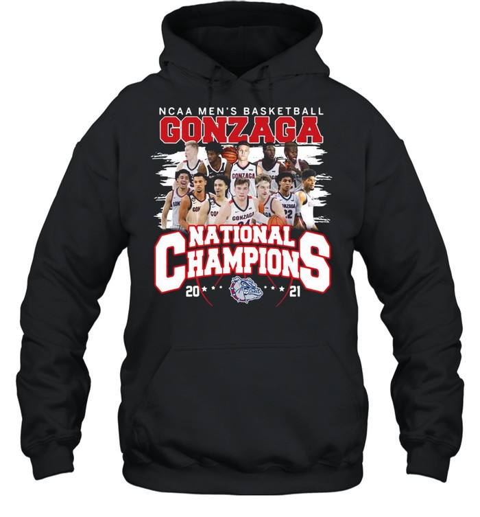 Ncaa mens basketball Gonzaga Bulldogs national champions 2021 shirt Unisex Hoodie