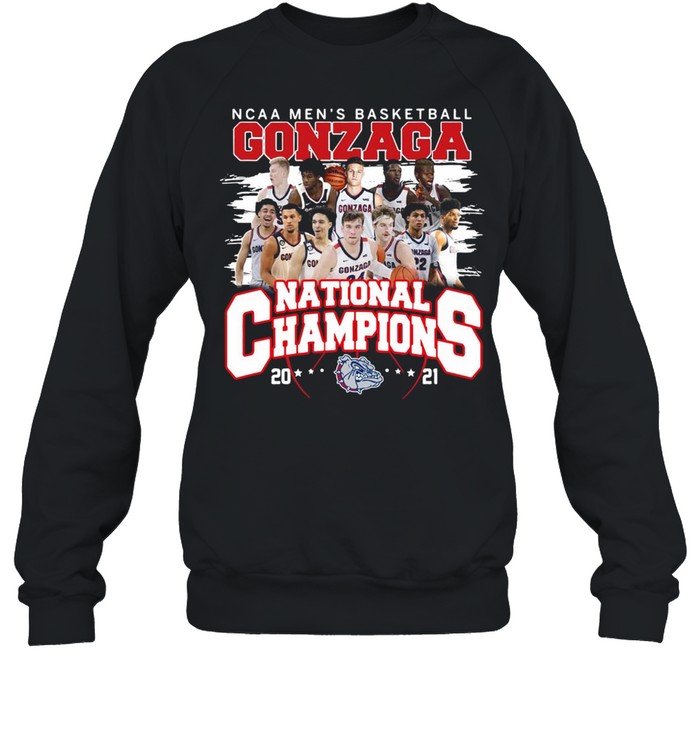 Ncaa mens basketball Gonzaga Bulldogs national champions 2021 shirt Unisex Sweatshirt