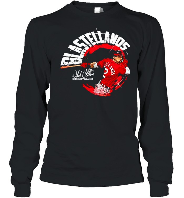 Nick Castellanos blastellands signature shirt Long Sleeved T-shirt