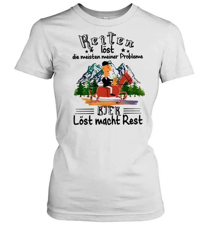 Reiten Lost Die Meisten Meiner Probleme Mann Bär Cute shirt Classic Women's T-shirt