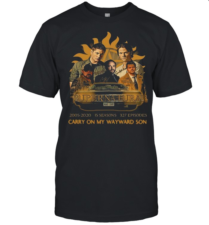 Super Natural 2005 2020 15 Seasons 327 Episodes Carry On My Wayward Son shirt Classic Men's T-shirt