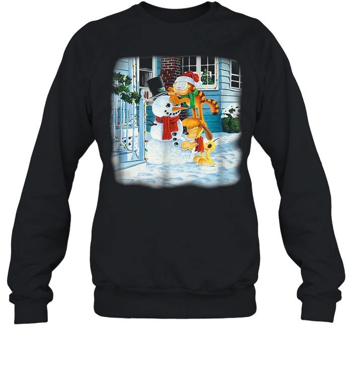 Garfield Snow Fun T-shirt Unisex Sweatshirt