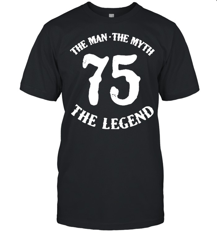 The Man Myth Legend 75th Birthday Number 75 Born In 1975 Classic Men's T-shirt