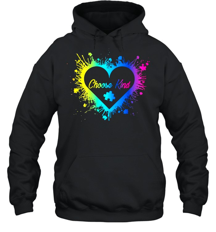 utism Choose Kind T-shirt Unisex Hoodie