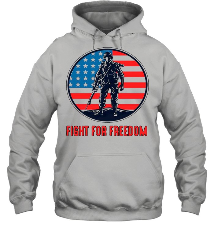 Fight For Freedom American Flag shirt Unisex Hoodie