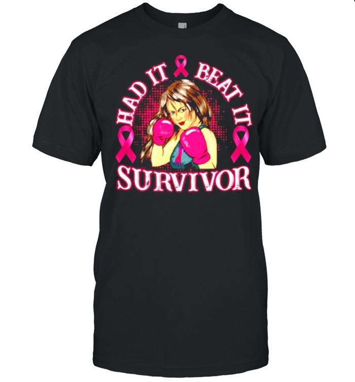 Had it beat it survivor breast cancer awareness shirt Classic Men's T-shirt