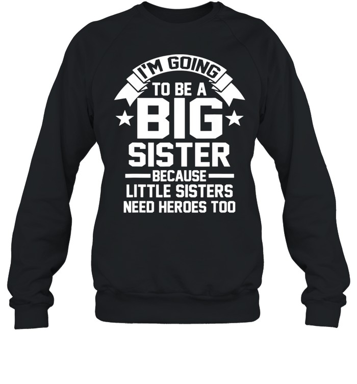 I'm going to be a Big Sister shirt Unisex Sweatshirt